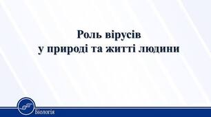 14.Роль вірусів у природі та житті людини