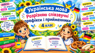 Урок 19 Розрізняю співзвучні префікси і прийменники