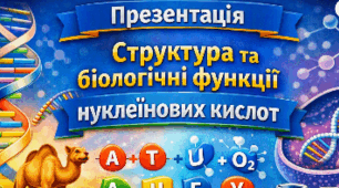 Презентація "Структура та біологічні функції нуклеїнових кислот" 9 кл НУШ § 8