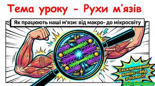 Презентація до уроку для учнів 11 класу з біології та екології (профільний рівень) за темою- "Рухи м’язів"