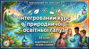 Інтегрований курс природничої освітньої галузі 