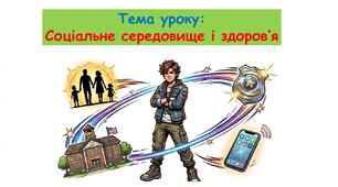 Презентація з ЗБД 6 клас НУШ: Соціальне середовище і здоров’я