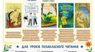 Список літератури на літо 5 клас