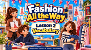 Презентація "Fashion All the Way. Vocabulary. Unit 2. Lesson 2" - 9 клас НУШ (Карпюк)