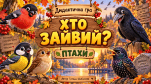 Дидактична гра "Хто зайвий? Птахи"