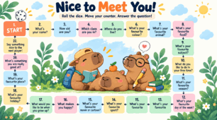 Board game “Nice to Meet You!”