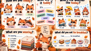 Autumn Daily Routine | Autumn English Warm-Up 1–4 класи