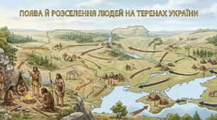 Поява й розселення людей на теренах України