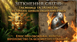 Цивілізації Доколумбової Америки (Мая, Ацтеки, Інки). Конкіста. "Зустріч сталі та обсидіану"