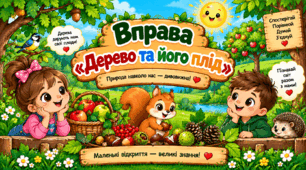 Вправа "Дерево та його плід"
