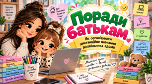 Порада батькам «Як організувати дистанційне навчання дошкільника вдома»