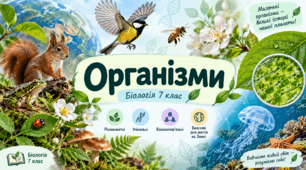 Тема 2.2. Організми Біологія 7 клас Соболь