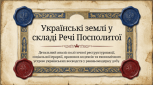 8 клас НУШ Презентація  §21 Українські землі у складі Речі Посполитої