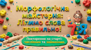 Презентація "Морфологія. Відмінювання числівників, поєднання числівників з іменниками, уживання числівників на позначення часу; розряди займенників"