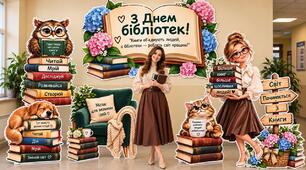 📚✨ МЕГА НОВИНКА ДО ДНЯ БІБЛІОТЕК! ✨📚 КРУТЕЗНА ФОТОЗОНА