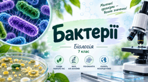 Бактерії Біологія 7 клас Соболь