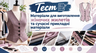 Матеріали для виготовлення жіночих жилетів та сучасні прикладні матеріали