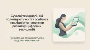 Сучасні технології, які полегшують життя особам з інвалідністю: напрямки розвитку цифрових технологій