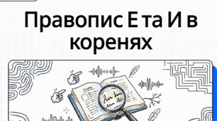 Букви е, и на позначення ненаголошених голосних у корені слова.