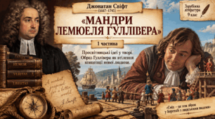 Джонатан Свіфт (1667–1745). «Мандри Лемюеля Гуллівера» (1 частина). Просвітницькі ідеї у творі. Образ Гуллівера як втілення концепції нової людини.