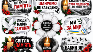 Бабин Яр — пам’ятаємо, шануємо, не забудемо