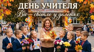 ДЕНЬ УЧИТЕЛЯ «Ви — світло у долонях»
