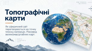 Топографічні карти як різновид великомасштабних карт. 8 клас НУШ за підручником Запотоцького.