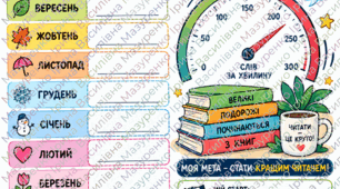 📚 Мій читацький спідометр 📚