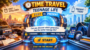 Teenage Life - Past and Present.  Урок читання у 8 класі за підручником "Prepare", стор. 21.