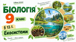 § 12.1. Екосистеми. Презентація, інфографіка, робочий аркуш