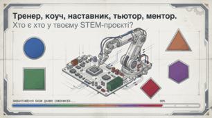 Тренер, коуч, наставник, тьютор, ментор: спільне та відмінне. STEM STEAM (9 КЛАС)