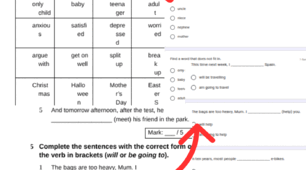 Oxford Exam Trainer B1: Short Test Unit 1 у Google формах, з миттєвою автоматичною перевіркою