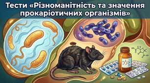 Тести "Різноманітність та значення прокаріотичних організмів":