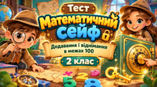 Тест «Математичний сейф»  Тема: Додавання і віднімання в межах 100