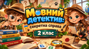 Тест «Мовний детектив: секретна справа»