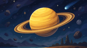 Космічні мандри. 🚀 Сатурн – красень з кільцями