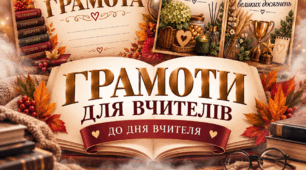 🍂 ГРАМОТИ ДЛЯ ВЧИТЕЛІВ ДО ДНЯ ВЧИТЕЛЯ 🍂