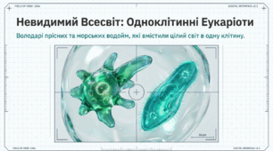 10. Особливості будови одноклітинних еукаріотів. Одноклітинні еукаріоти водойм