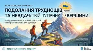 Презентація та відеоматеріал для учнів 7 класу з ІК «Здоров'я, безпека та добробут»  на тему “Подолання труднощів та невдач”