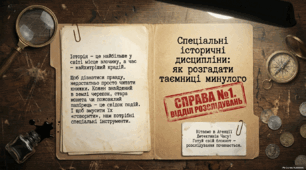 Навчальна презентація: «Спеціальні історичні дисципліни — науки, що розгадують таємниці минулого»