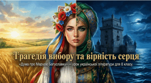Презентація «Дума про Марусю Богуславку»: образ героїні, душевна роздвоєність та патріотичний подвиг (8 клас)