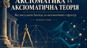 Аксіоматика та аксіоматична теорія: від постулатів Евкліда до математичних структур.