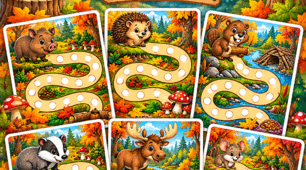🍂🦔 ОСІННІ ЛАБІРИНТИ — «ПРОКЛАДИ ШЛЯХ!» 🐿️🦊