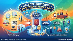 Правові відносини: коли право вступає в дію