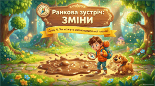 Презентація до ранкової зустрічі "Чи можуть змінюватись мої плани"