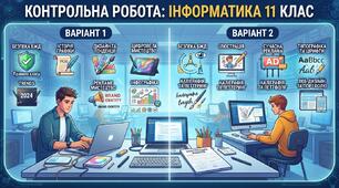 Контрольна робота з інформатики (11 клас) Тема: Основи дизайну, цифрове мистецтво, реклама та типографіка
