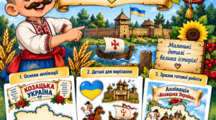 Аплікація «Козацька Україна»