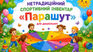 Нетрадиційний спортивний інвентар "Парашут"