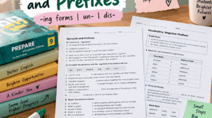 Gerunds and Negative Prefixes: -ing Forms, un- & dis- | Prepare 9 — Practice Worksheet