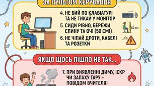 Кодекс цифрових мандрівників (цікаві та зрозумілі правила безпеки життєдіяльності (БЖД) у комп’ютерному класі для учнів 5,6 класів).